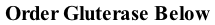 Order Gluterase Below